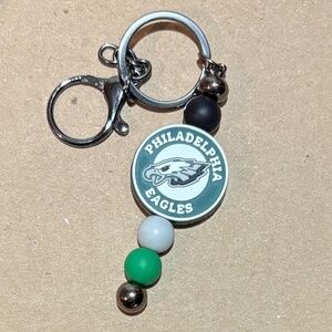 Silicone Bead Keychain - Philadelphia Eagles